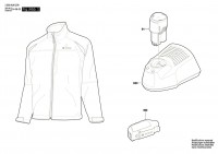 Bosch 1 600 A00 4AA --- Winter jacket Spare Parts